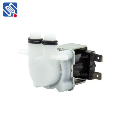 Meishuo Fpd90h2 Inlet Water Mini Solenoid Valve Water DC12V 24V Right Angle Solenoid Valve Plastic Valves Normally Closed Water Valve for Water Heater